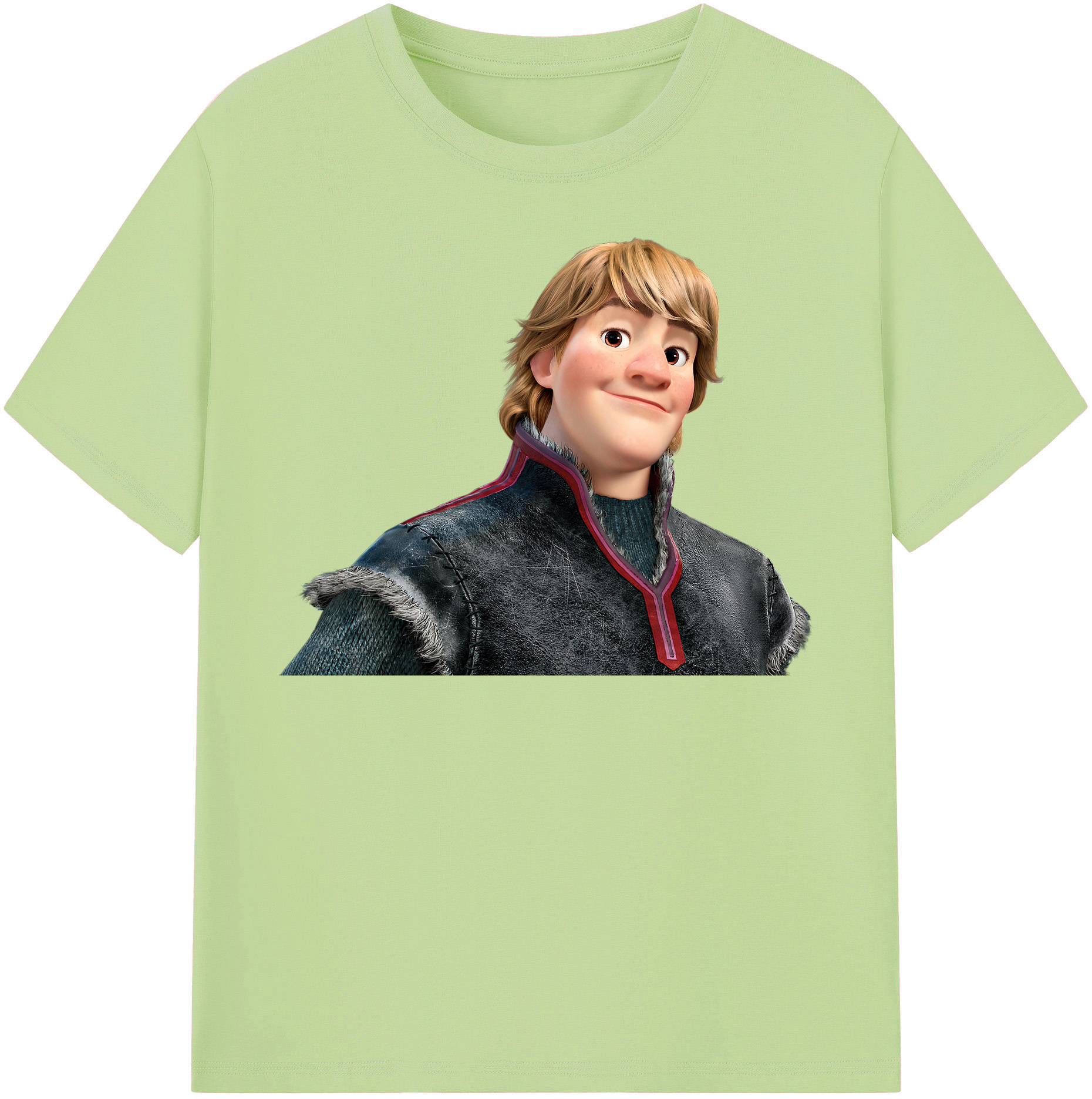 （画像用） アナと雪の女王 アンナ エルサ Frozen Anna Elsa 綿100％半袖Tシャツ（フロントプリント）